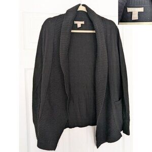Banana Republic Black Shawl Collar Cardigan | Size M